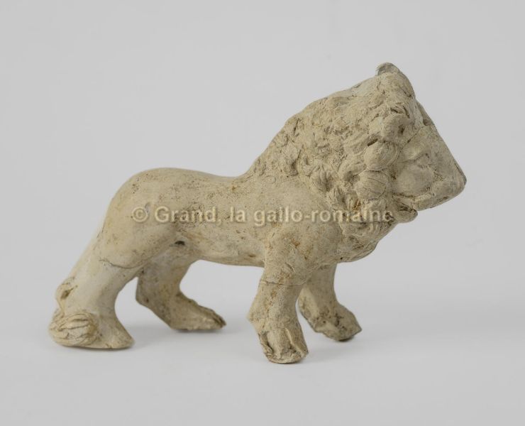 archéologie ; céramique, statuette, (GRD_2017.0.3) "Le lion"