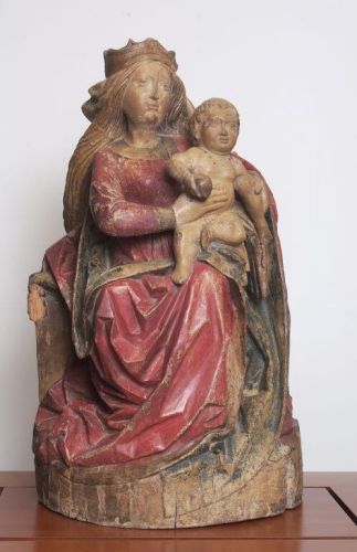 Vierge à l'Enfant assise