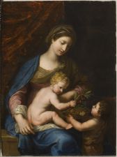 Vierge à l'enfant Jésus et saint Jean-Baptiste