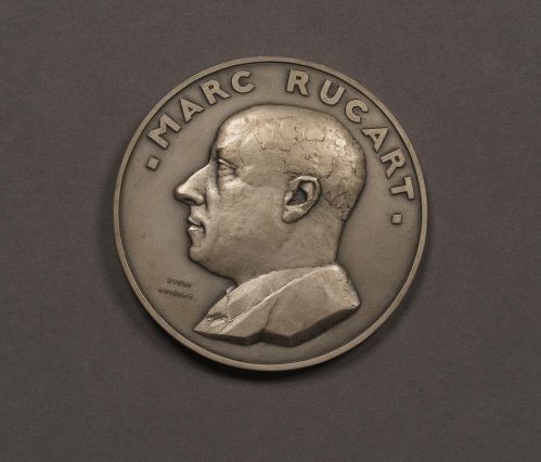 Médaille à l'éffigie de Marc Rucart ; © Illustria