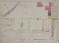 Plan de l’abbaye de Chaumousey