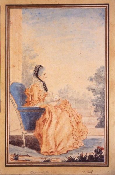 Portrait de Madame du Deffand
