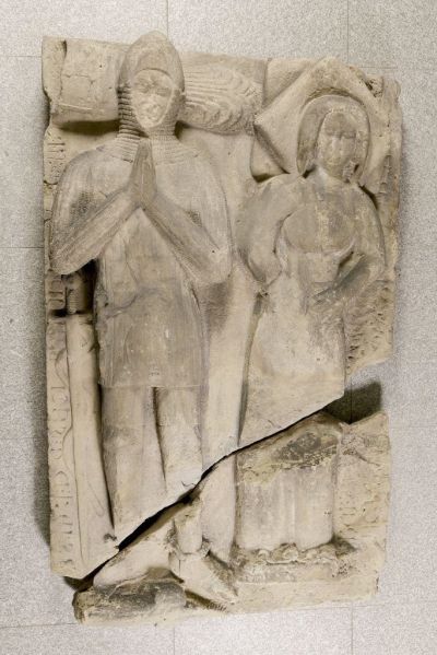 Dalle funéraire de Verry de Cintrey et de son épouse